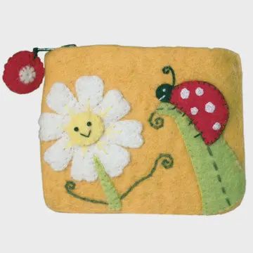 Daisy Ladybug Coin Purse