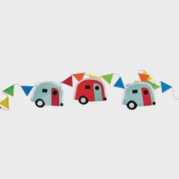 Eco-Paper Garland- Retro Camper