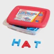 AlphaMagnets Uppercase Magnetic Letters- Red &amp; Blue