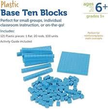 Base Ten Blocks- 121  pcs