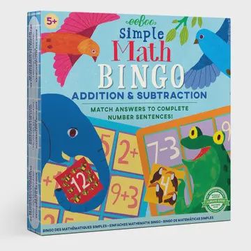 Simple Math Bingo- Addition and Substraction