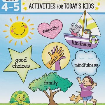 Heart and Mind Activities for Kids Workbook, Age 4-5