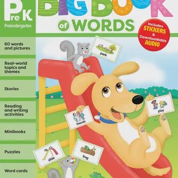 My First Big Book of Words, Grade PreK Workbook