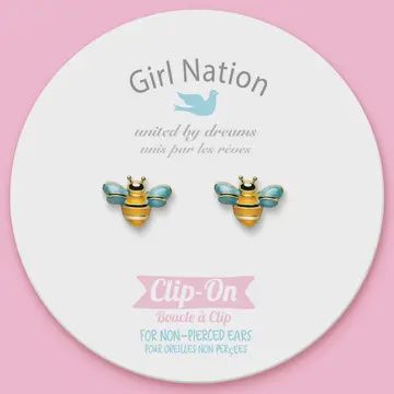Bee  Clip-Ons