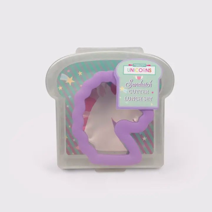 Sandwich Cutters Lunch Set- Rainbows and Unicorns