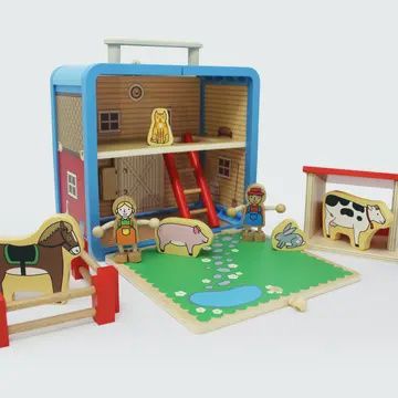 Imagination on the Go- Suitcase Series- Barnyard