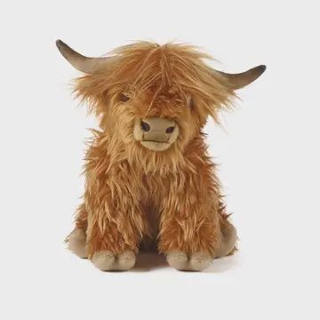 Living Nature Highland Cow- Large- with sound