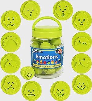 Ready2Learn- Emotions Easy Grip Dough and Paint Stampers