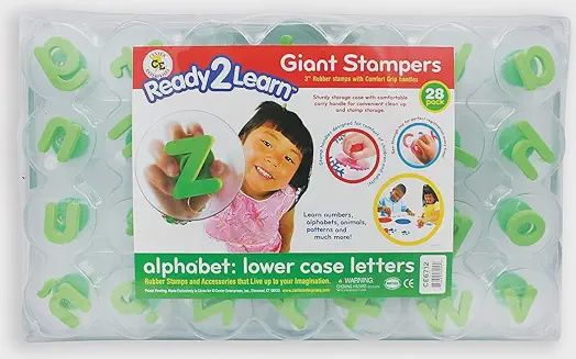 Ready2Learn- Lowercase Alphabet Easy Grip Dough and Paint Stampers