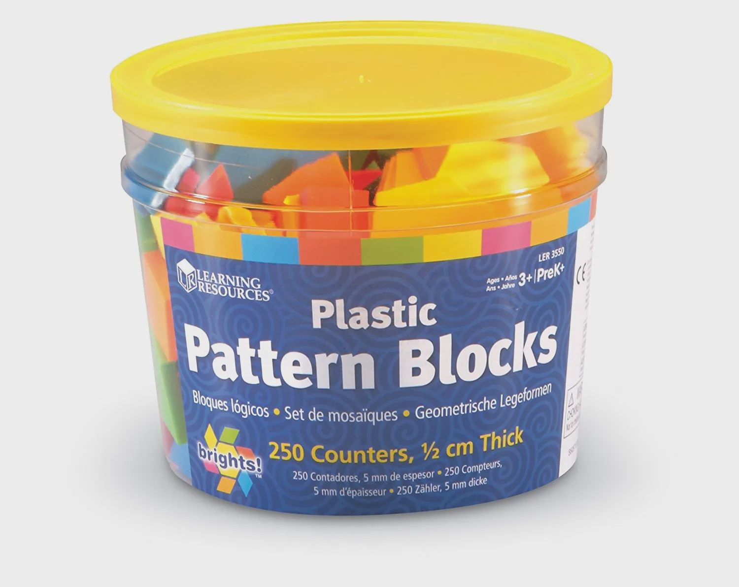 Brights Plastic Pattern Blocks