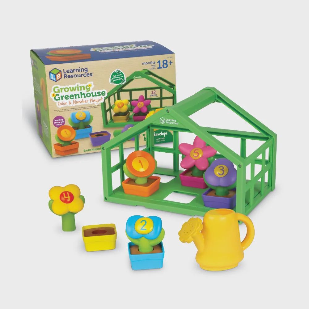 Growing Greenhouse Color &amp; Number Playset