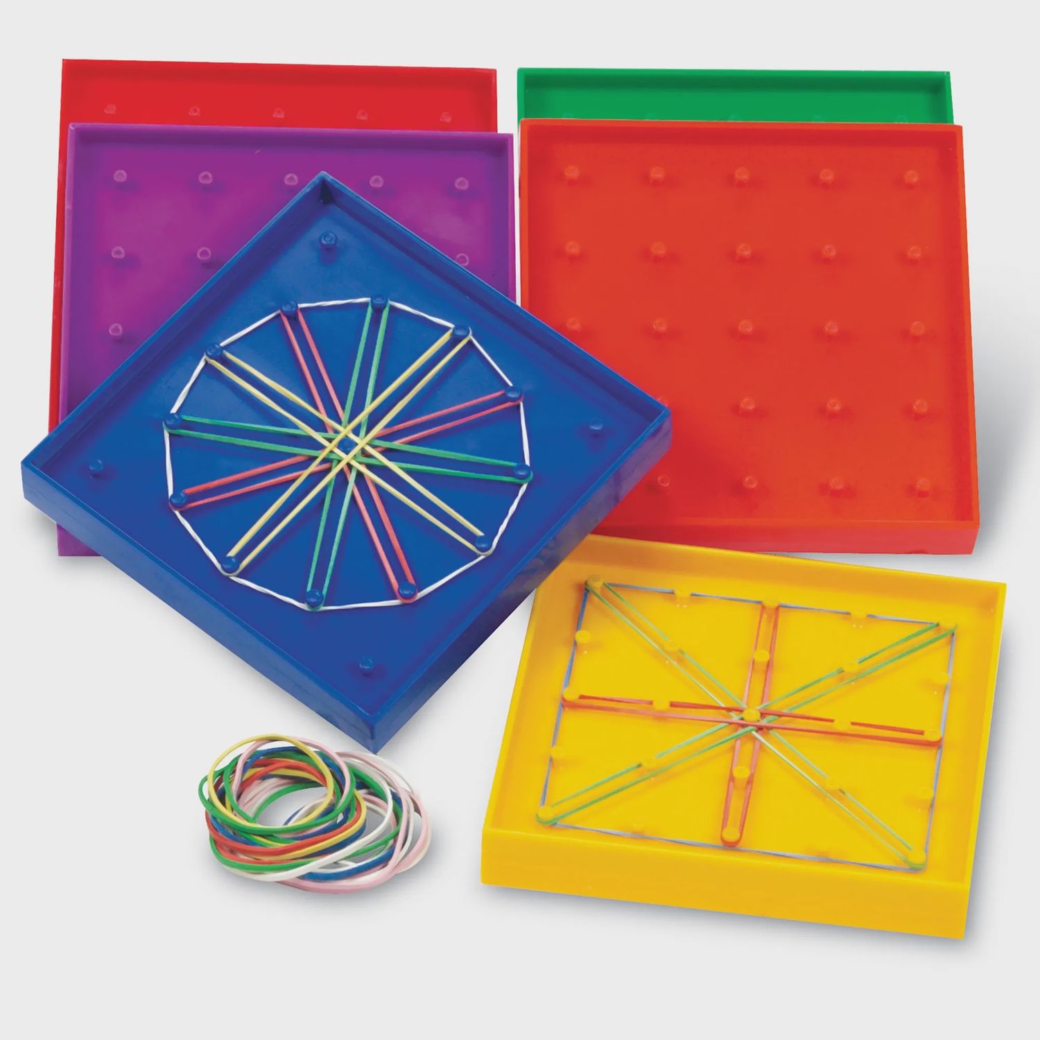 Double Sided Rainbow Geoboards
