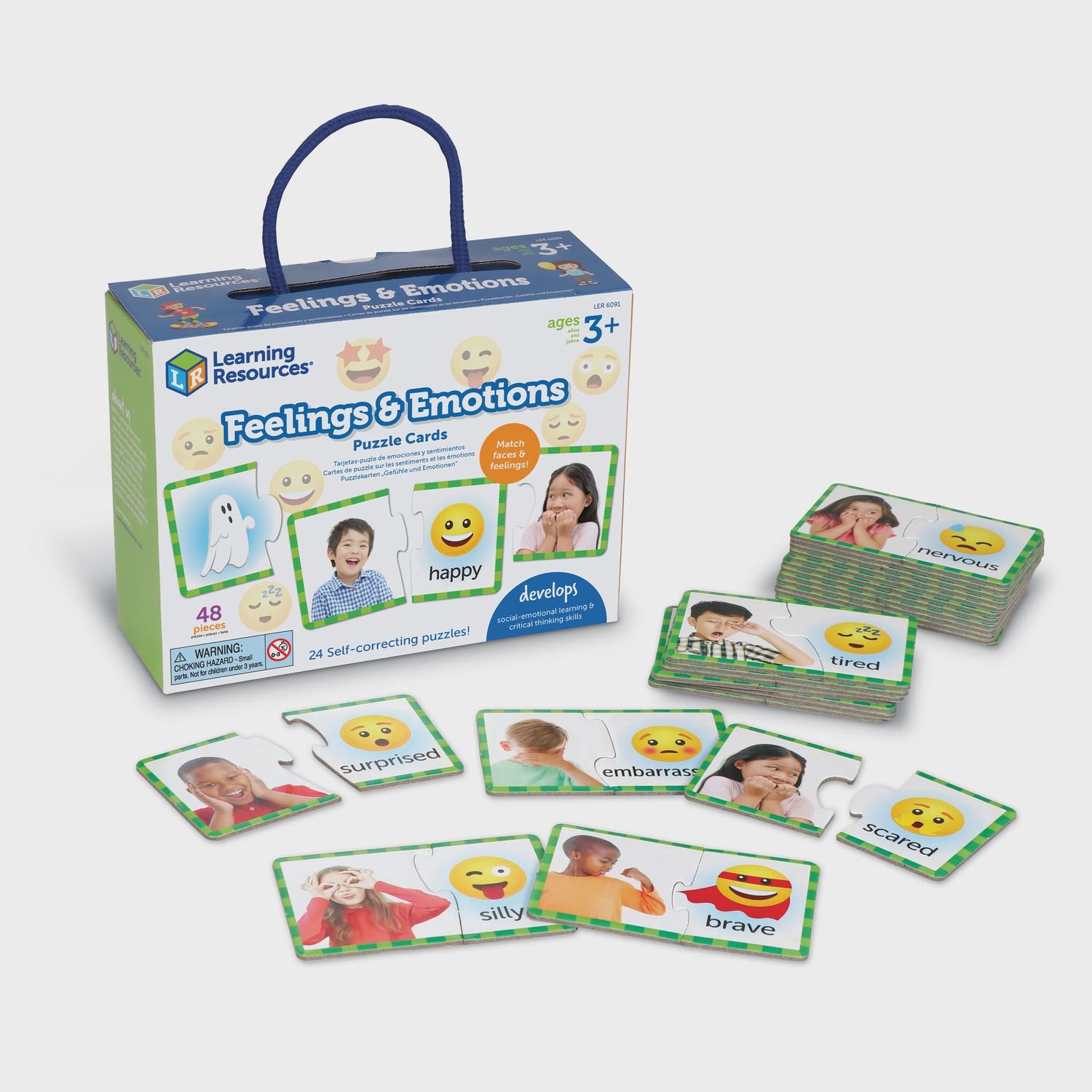 Feelings &amp; Emotions Puzzle Cards