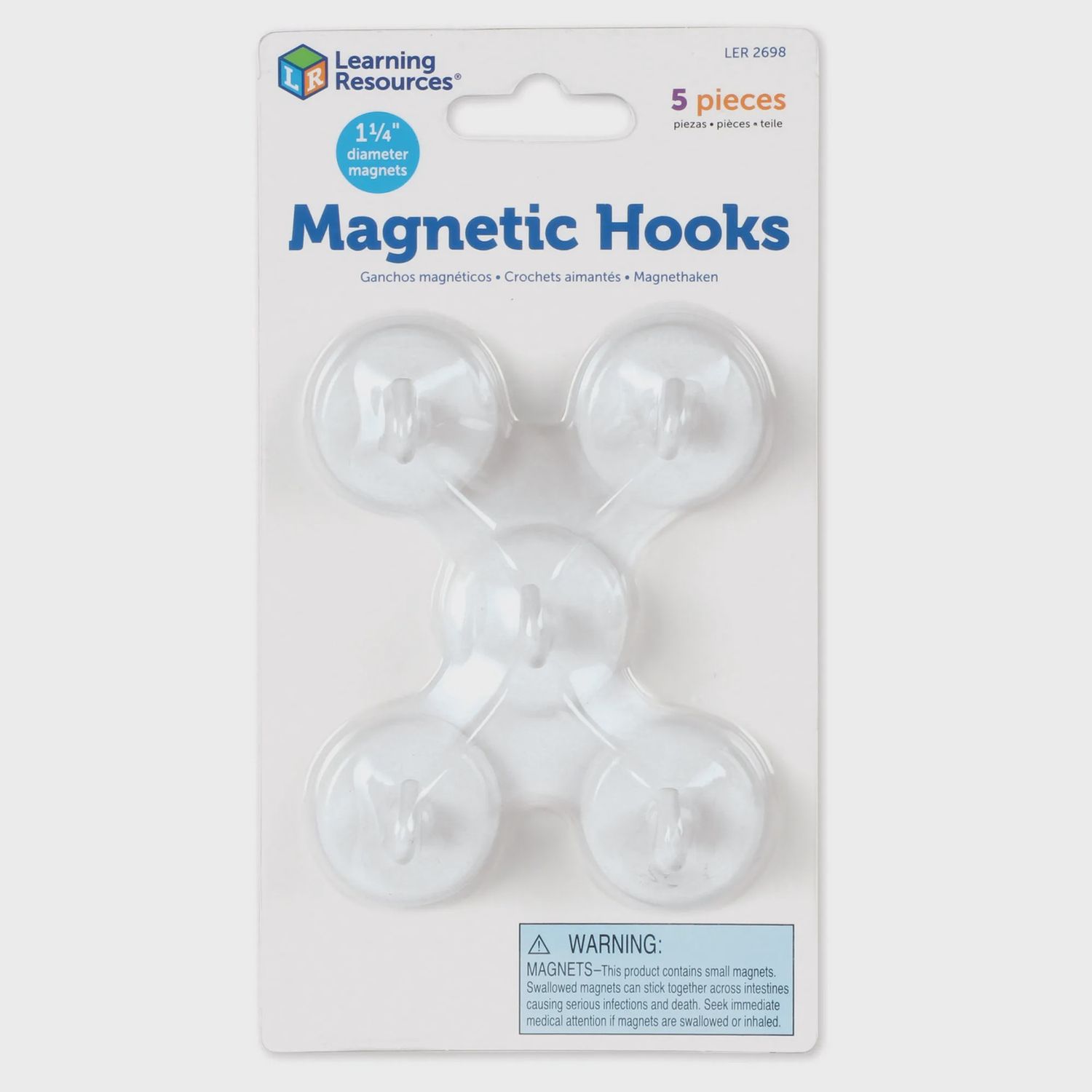 Magnetic Hooks- Set of 5