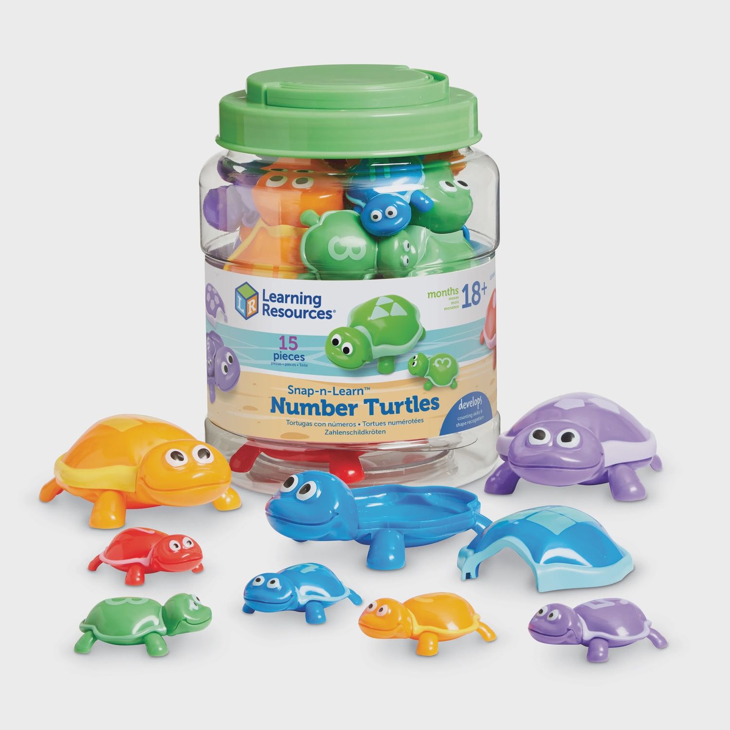 Snap-n-Learn Number Turtles