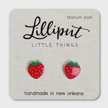 Strawberry Earrings (Lilliput)
