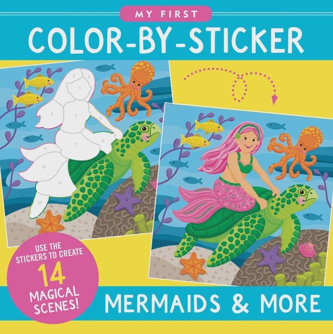 Color-By- Numbers Mermaids and More