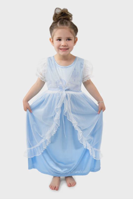 Little Adventures Cinderella Night Gown with Robe -Size 4