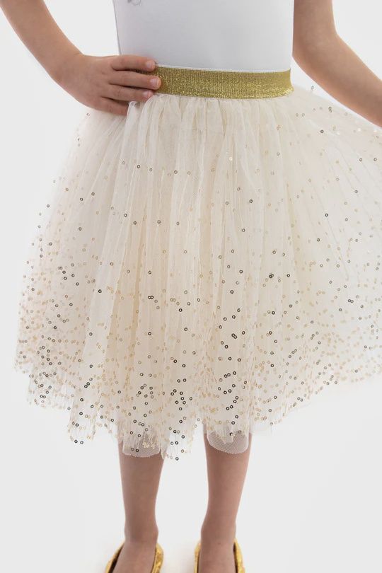 Little Adventures Gold Shimmer TuTu 3-8 Years