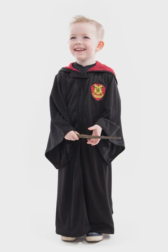Little Adventures Hooded Wizard Robe Red