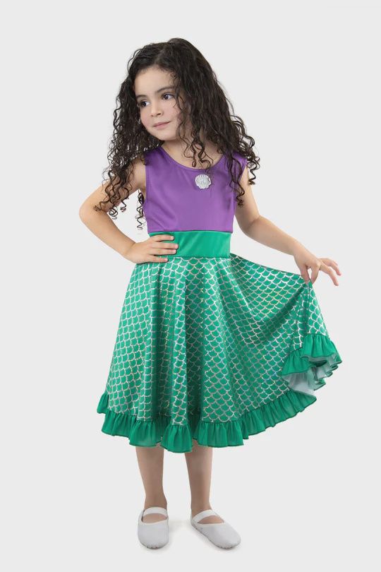 Little Adventures Mermaid Twirl Dress- Size 2