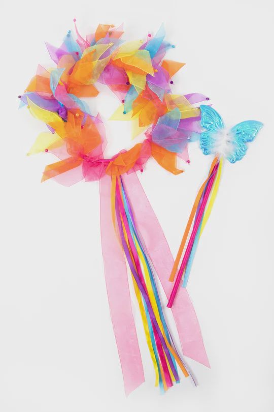 Little Adventures Rainbow Fairy Halo and Wand
