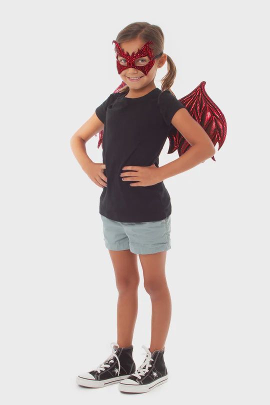 Little Adventures Red Dragon Wing and Mask Set
