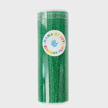 Colored Sensory Rice- 1lb Tube- Green