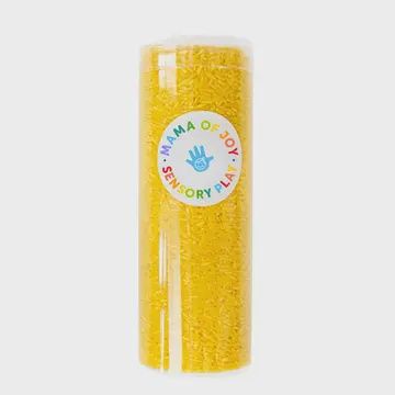 Colored Sensory Rice- 1lb Tube- Yellow