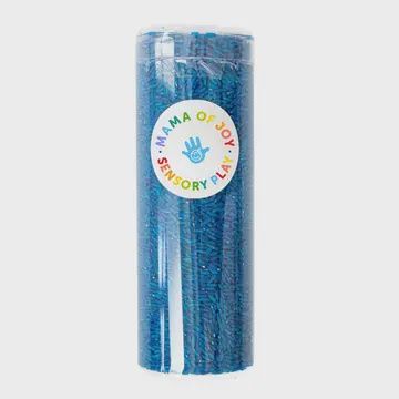 Colored Sensory Rice- 2lb Tube- Blue