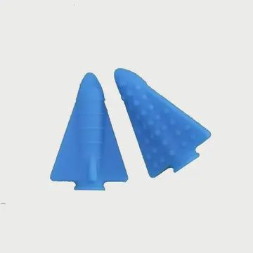 Rocket Chewing Pencil Topper- 2pk- Grassy Green
