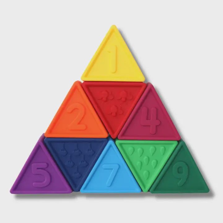 Tri-Blox Teething Blocks- Pastel
