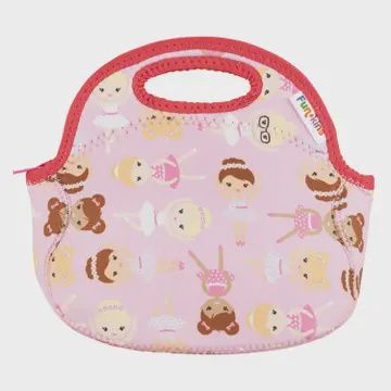 Small, Machine Washable Lunch Bag For Kids - Ballerinas