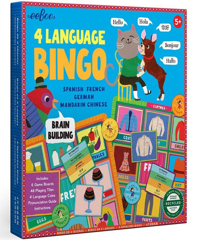 4 Language Bingo