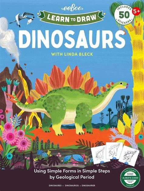 Eeboo Learn to Draw Dinosaurs