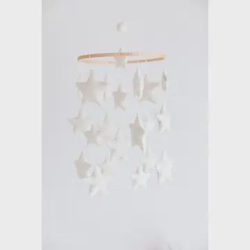 White Star Baby Crib Mobile
