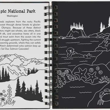 National Parks &amp; Landmarks Scratch and Sketch