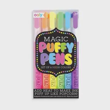 Magic Puffy Neon Pens