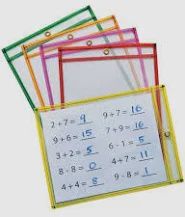 Dry Erase Coloring Pockets