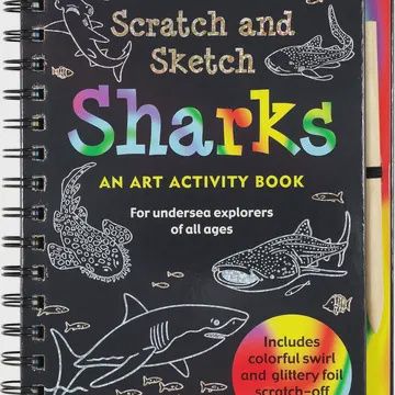 Sharks Scratch and Sketch