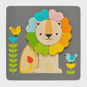 Little Lion Chunky Wood Puzzle