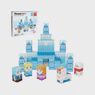 Magnet Cube Winter Ice Themed Mix and Match Building Block Castle Construction Toy Set