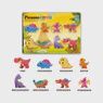 Magnet Tiles Dinosaur Action Figure Playset Mix or Match Compatible Prehistoric Parts
