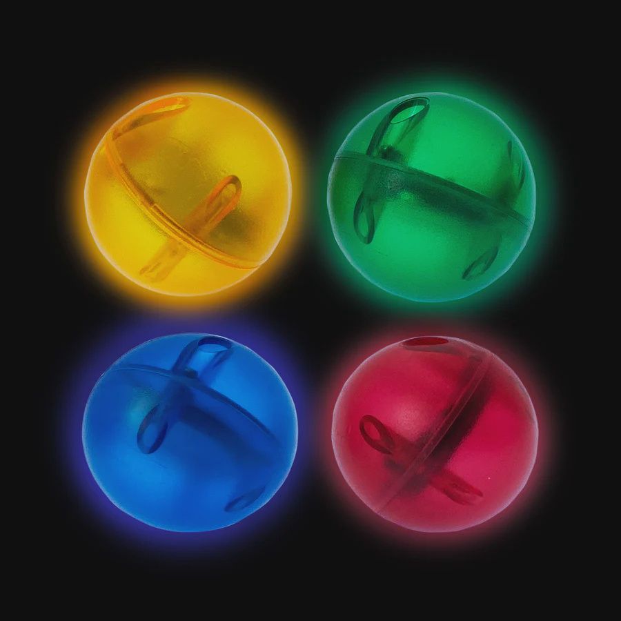 Motion Activated LED Light-Up Marbles for Marble Run Building Blocks