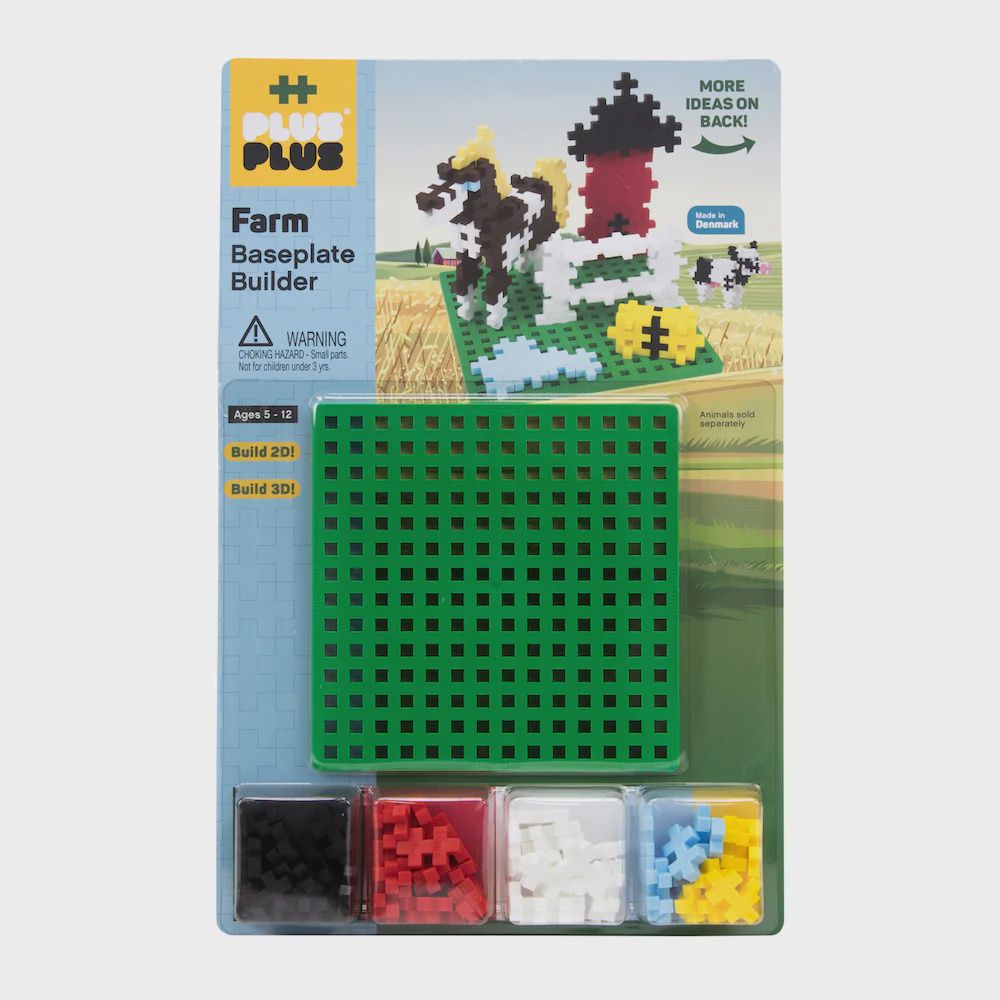 Plus Plus Baseplate Builder- Farm