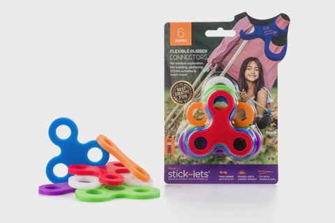 Stick-Lets Hexa Set Flexible Rubber Connectors