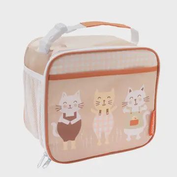 Super Zippee Lunch Tote- Prairie Kitty