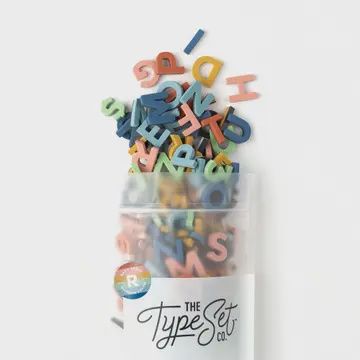 Rainbow 200pcs 1&quot; Magnetic Letters- Rainbow Dream