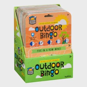 Outdoor Discovery Outdoor Bingo 4 Pack Travel or Yard Game