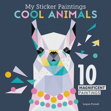 My Sticker Paintings- Cool Animals